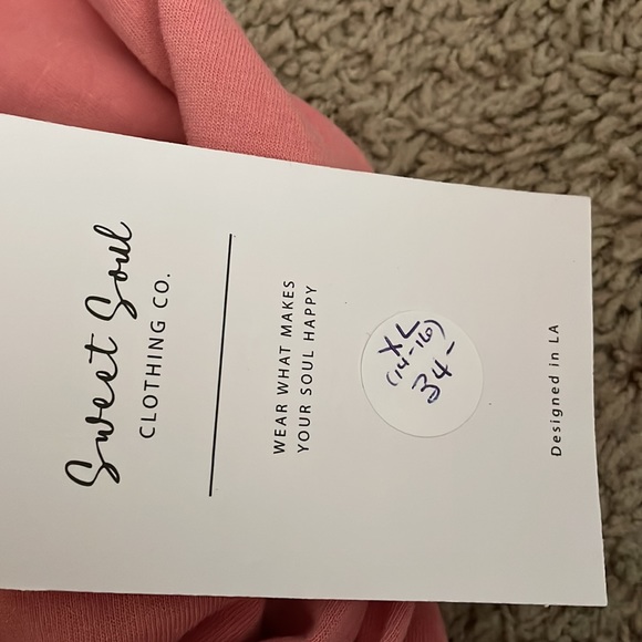 Girls Sweet Soul long sleeve tee.  Size XL.(14-16).  NWT - Picture 5 of 5